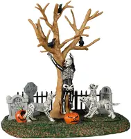 Lemax in the wrong graveyard tafereel Spooky Town 2022 - afbeelding 1