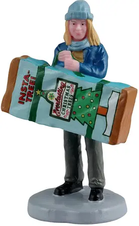 Lemax insta-tree! kerstdorp figuur type 2 Caddington Village 2025 - afbeelding 2