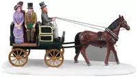 Lemax jaunting car kerstdorp tafereel Caddington Village 2020 - afbeelding 4
