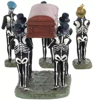 Lemax jazz funeral s/4 tafereel Spooky Town 2021 - afbeelding 4