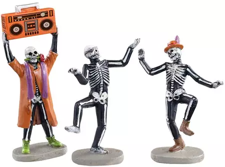 Lemax jitterbones dance party s/3 halloween figuur Spooky Town 2022