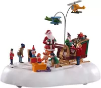Lemax jolly toys bewegend kerstdorp tafereel 2020 - afbeelding 1