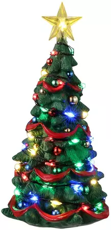 Lemax joyful christmas tree verlichte boom 2023 - afbeelding 1