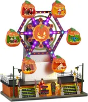 Lemax jumping jacks ferris wheel bewegend reuzenrad Spooky Town 2026