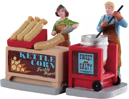 Lemax kettle corn stand s/2 kerstdorp figuur type 5 2019