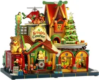Lemax kringle's courier bewegend kersthuisje Santa's Wonderland 2025 - afbeelding 2
