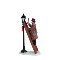 Lemax lamplighter kerstdorp figuur type 3 Caddington Village 2006