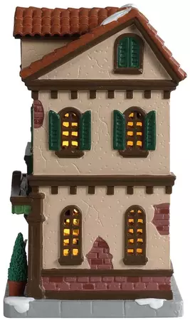 Lemax larosa's cucina verlicht kersthuisje Caddington Village 2019 - afbeelding 2