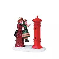 Lemax letter to santa kerstdorp figuur type 2 Caddington Village 2008