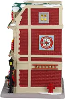 Lemax liberty trail fire house verlicht kersthuisje Caddington Village 2024 - afbeelding 3