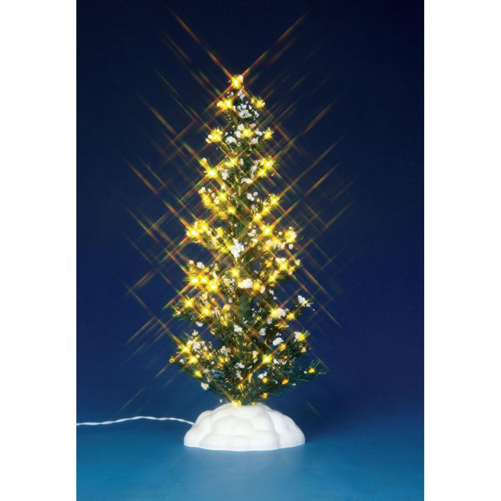 Lemax lighted pine tree, large verlichte kerstdorp boom 2014 kopen