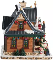 Lemax lone pine christmas decorations verlicht kersthuisje Vail Village 2018 - afbeelding 3
