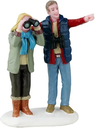 Lemax lovebirds kerstdorp figuur type 2 Vail Village 2024