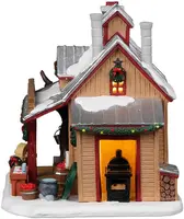 Lemax maple roads sugar shack verlicht kersthuisje Vail Village 2022 - afbeelding 3