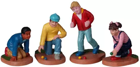 Lemax marbles champ s/4 kerstdorp figuur type 4 Caddington Village 2022