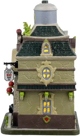 Lemax medusa's mane magic verlicht huisje Spooky Town 2024 - afbeelding 3