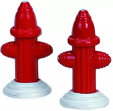 Lemax metal fire hydrant s/2 kerstdorp accessoire 2022