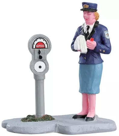 Lemax meter maid kerstdorp figuur type 2 Caddington Village 2017