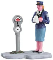 Lemax meter maid kerstdorp figuur type 2 Caddington Village 2017