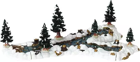 Lemax mill stream fork kerstdorp accessoire 2001