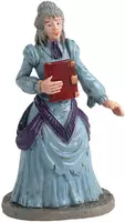 Lemax miss terry the bookstore owner halloween figuur Spooky Town 2021
