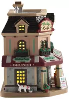 Lemax molly's corner café verlicht kersthuisje Caddington Village 2021 - afbeelding 3