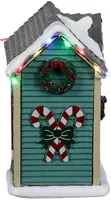Lemax mom’s she shed verlicht kerstdorp tafereel Harvest Crossing 2022 - afbeelding 2