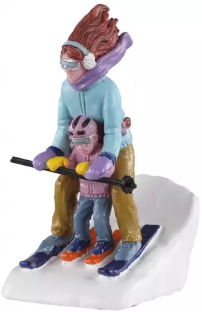 Lemax mommy & me ski kerstdorp figuur type 2 Vail Village 2020