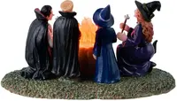Lemax monster marshmallow roast verlicht tafereel Spooky Town 2024 - afbeelding 4