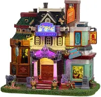 Lemax mortuary makeovers verlicht huisje Spooky Town 2024 - afbeelding 1