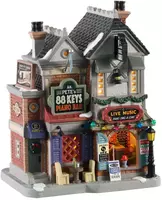 Lemax mr. pete's 88 keys piano bar verlicht kersthuisje Caddington Village 2020 - afbeelding 1