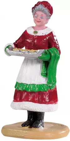 Lemax mrs. claus cookies kerstdorp figuur type 1 Caddington Village 2019