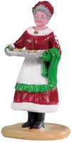 Lemax mrs. claus cookies kerstdorp figuur type 1 Caddington Village 2019