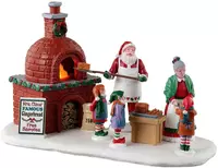 Lemax mrs. claus' gingerbread bake verlicht kerstdorp tafereel Santa's Wonderland 2023 - afbeelding 1
