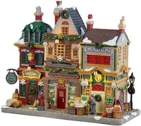Lemax mrs. cratchit's christmas shoppes verlicht kersthuisje Caddington Village 2025 - afbeelding 2