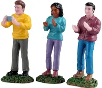 Lemax music festival fans kerstdorp figuur type 3 2025 - afbeelding 2