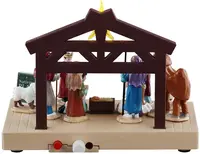 Lemax nativity play verlicht kerstdorp tafereel 2026 - afbeelding 4