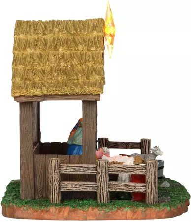 Lemax nativity scene verlicht kerstdorp tafereel 2013 - afbeelding 3