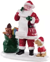 Lemax naughty or nice santa kerstdorp figuur type 3 Santa's Wonderland 2019