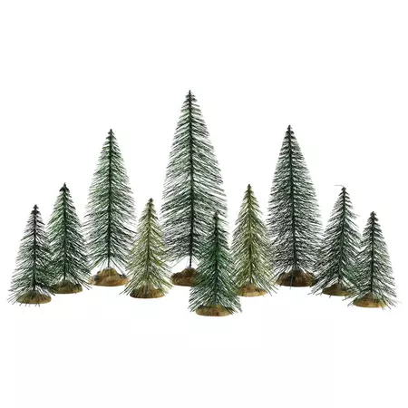 Lemax needle pine trees kerstdorp accessoire 2018