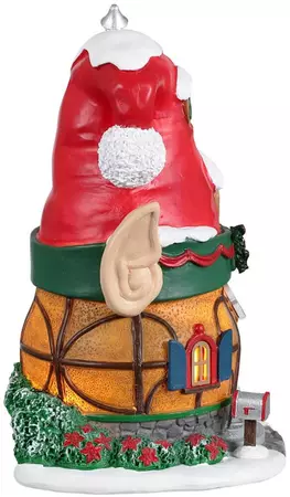 Lemax no. 1 elf lane verlicht kerstdorp tafereel Santa's Wonderland 2022 - afbeelding 2