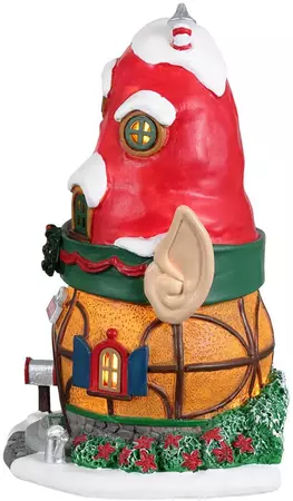 Lemax no. 1 elf lane verlicht kerstdorp tafereel Santa's Wonderland 2022 - afbeelding 3