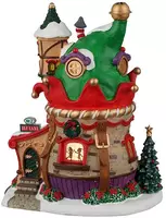 Lemax no. 2 elf lane verlicht kerstdorp tafereel Santa's Wonderland 2022 - afbeelding 1