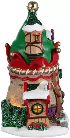 Lemax no. 2 elf lane verlicht kerstdorp tafereel Santa's Wonderland 2022 - afbeelding 2