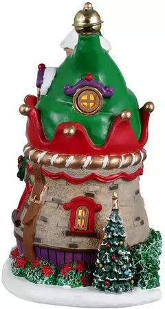 Lemax no. 2 elf lane verlicht kerstdorp tafereel Santa's Wonderland 2022 - afbeelding 4