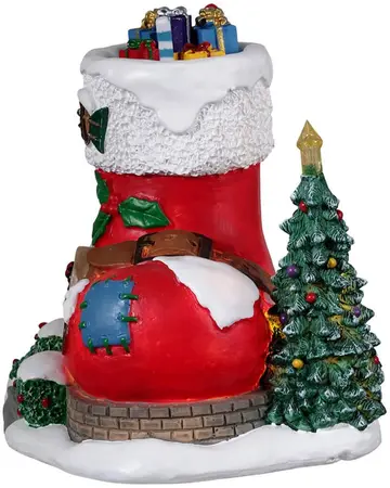 Lemax no. 3 elf lane verlicht kerstdorp tafereel Santa's Wonderland 2022 - afbeelding 3
