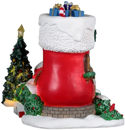 Lemax no. 3 elf lane verlicht kerstdorp tafereel Santa's Wonderland 2022 - afbeelding 2
