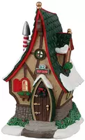Lemax no. 4 elf lane verlicht kerstdorp tafereel Santa's Wonderland 2022 - afbeelding 1