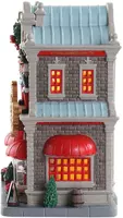 Lemax nora's christmas boutique verlicht kersthuisje Caddington Village 2018 - afbeelding 2