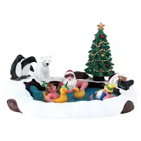 Lemax north pole hot springs kerstdorp tafereel Santa's Wonderland 2018 - afbeelding 1